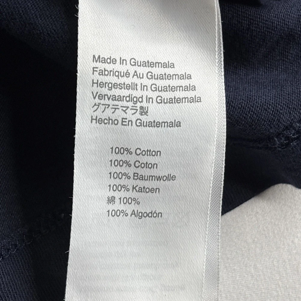 J.Crew Men's Medium Navy Blue Cotton Long Sleeve T-Shirt Casual - Picture 4 of 6